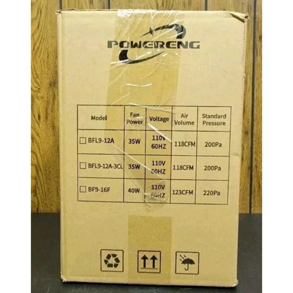 Bathroom extractor with 9.8 inch panel,